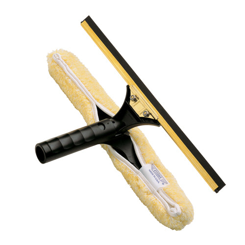 12" BACKFLIP SQUEEGEE/SCRUBBER COMBO (brass)