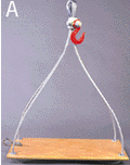 BOSUN'S CHAIR W/BUCKET HOOK