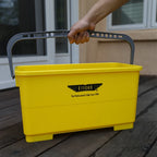 ETTORE 18" SUPER BUCKET WITH HANDLE, LID, DRAIN SIEVE & WHEELS