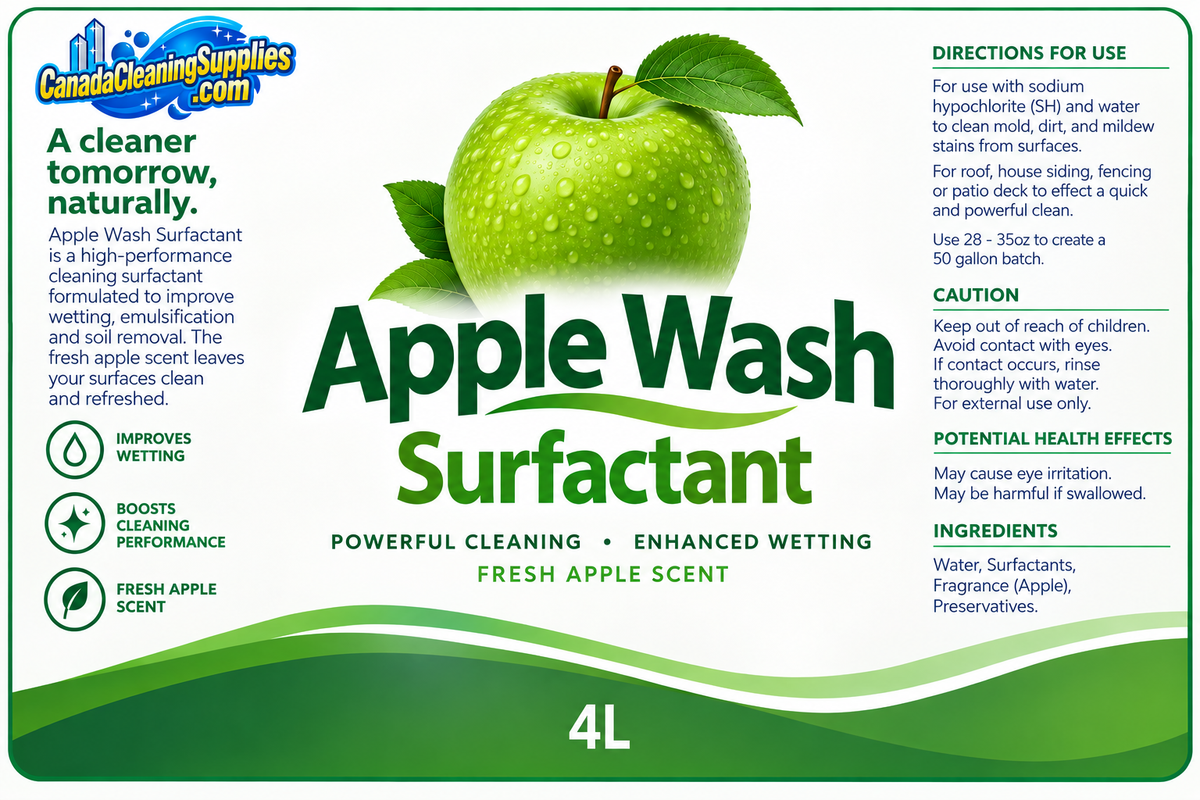 GREEN APPLE SURACTANT (4 litres)