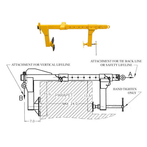 MIO PARAPET CLAMP